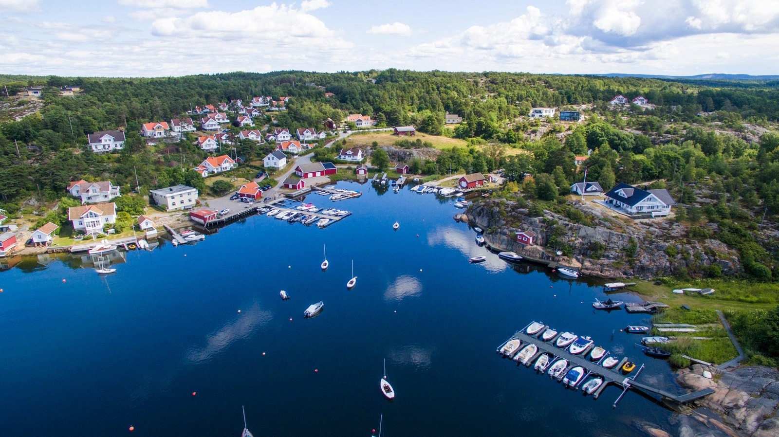 Bølingshavn fra luften Galleribilde