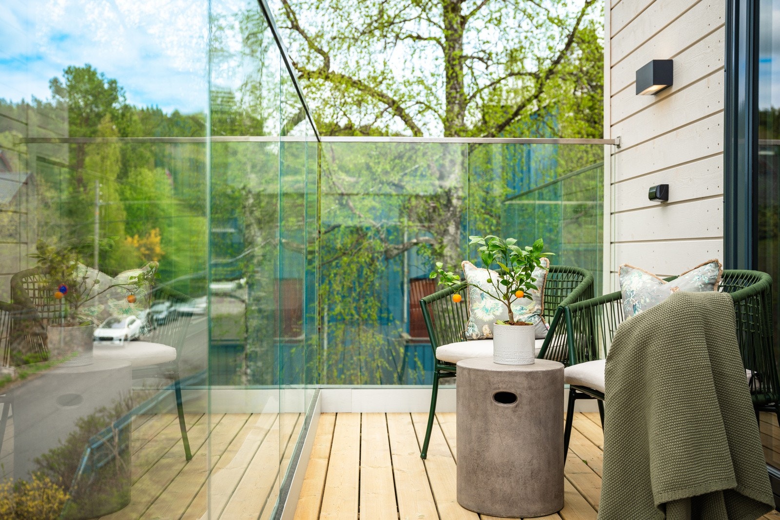 Terrasser med utsikt Galleribilde