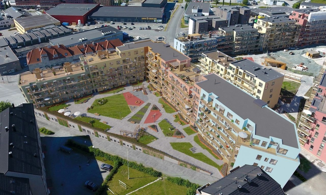 Oversiktsbilde Lilleby triangel Sør Galleribilde