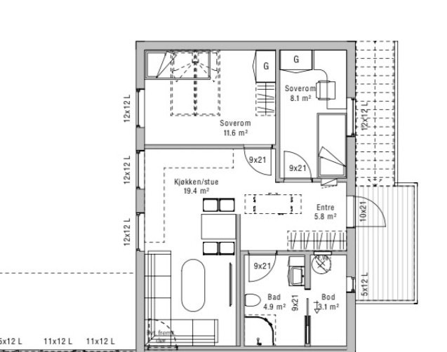 Plantegning Galleribilde