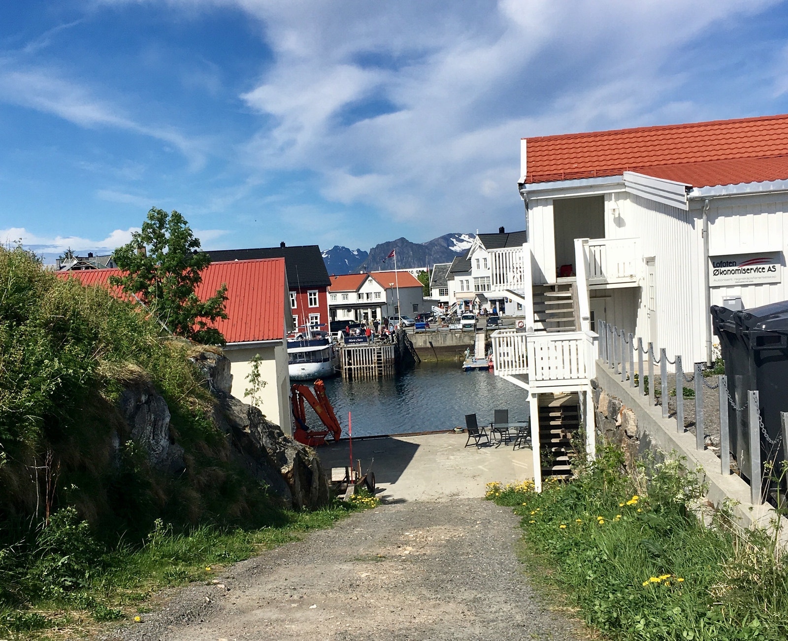 Utsikt kjøkkenvindu Galleribilde