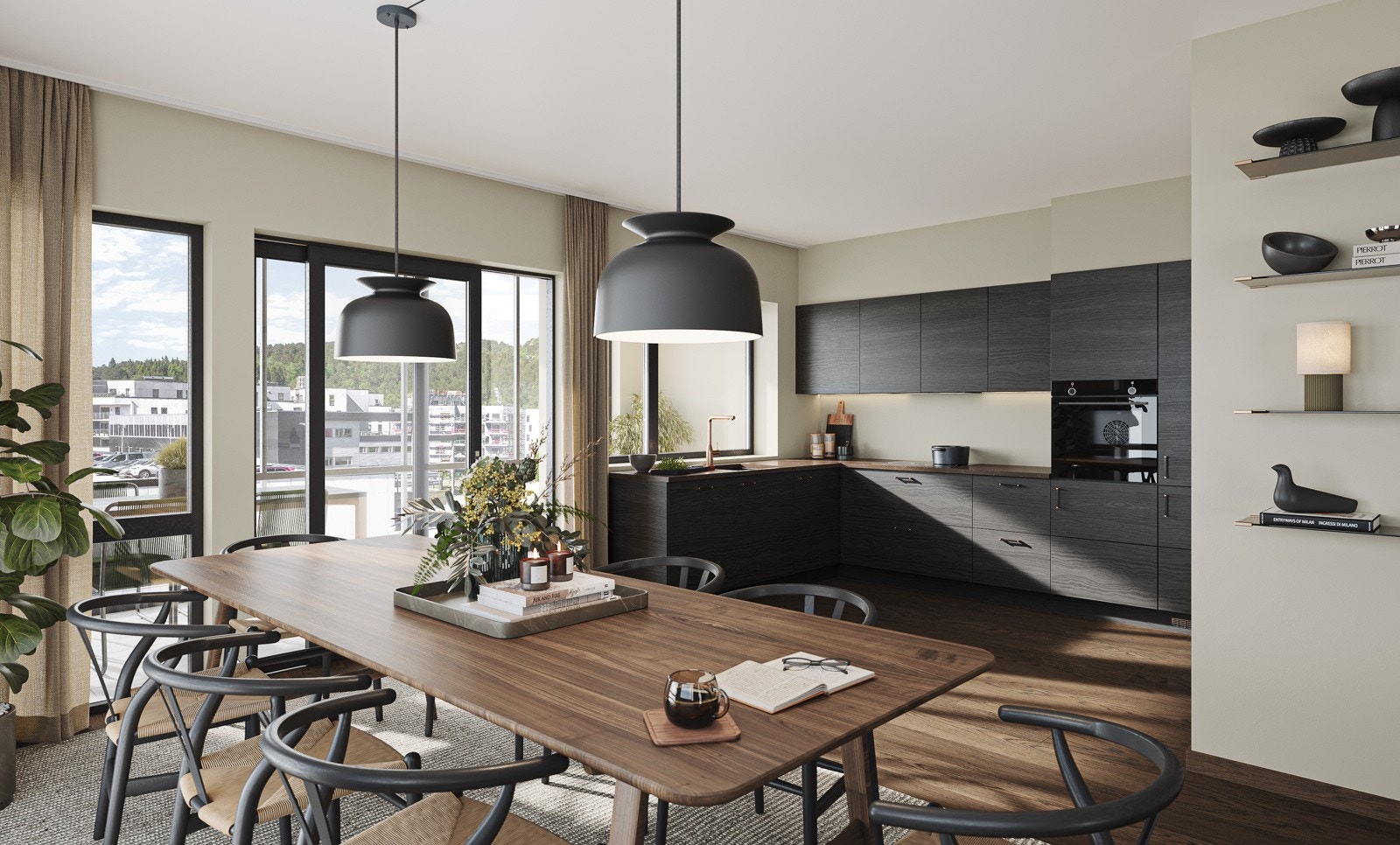 - Innslag av dyp grønn og detaljer i roségull gir perfekt balanse mellom et maskulint og et feminint uttrykk - Galleribilde