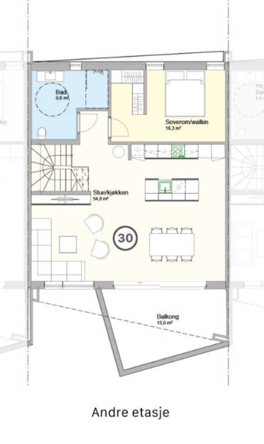 Plantegning 2. Etasje Galleribilde
