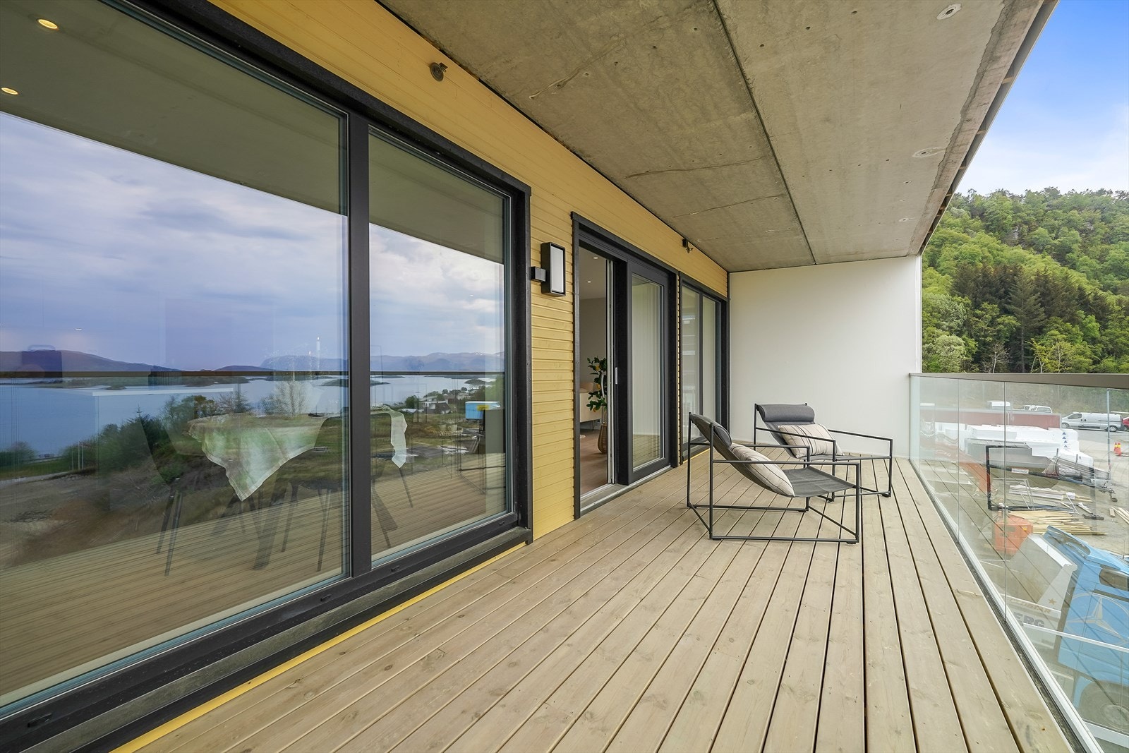 Overbygd terrasse Galleribilde