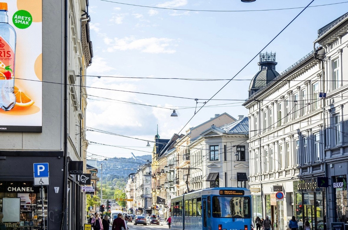 5 min å gå til Bogstadveien Galleribilde
