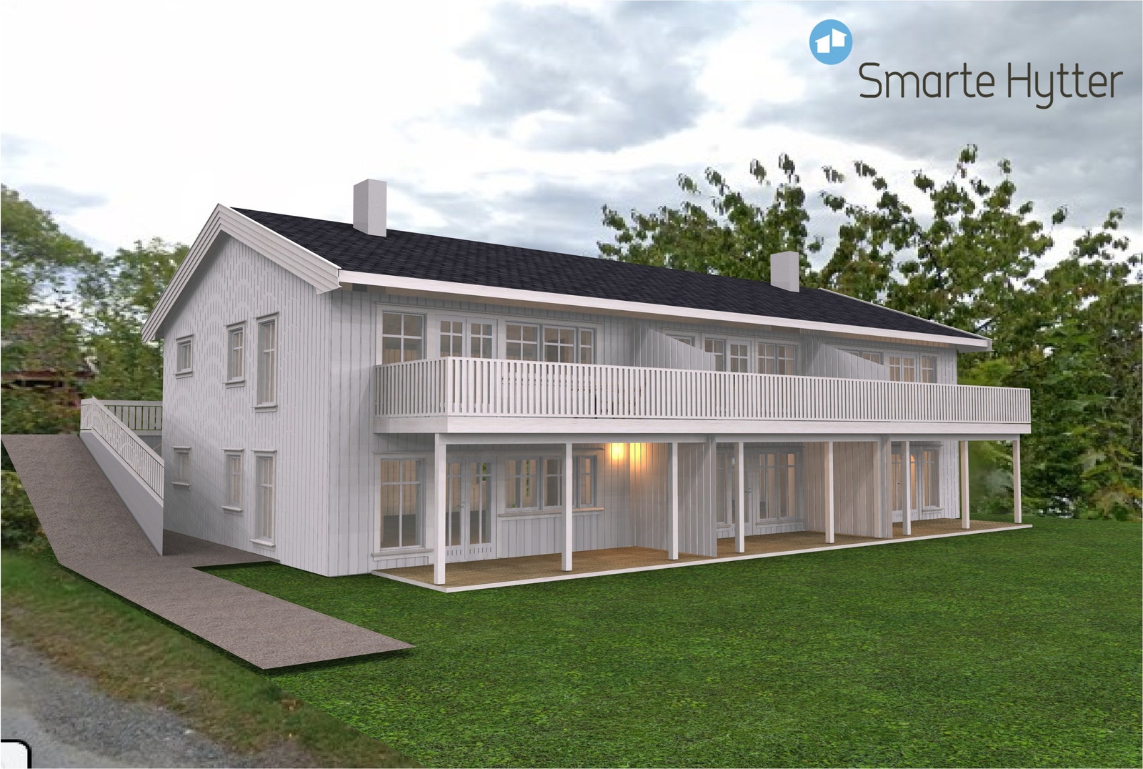 Fasade mot utsikt Galleribilde