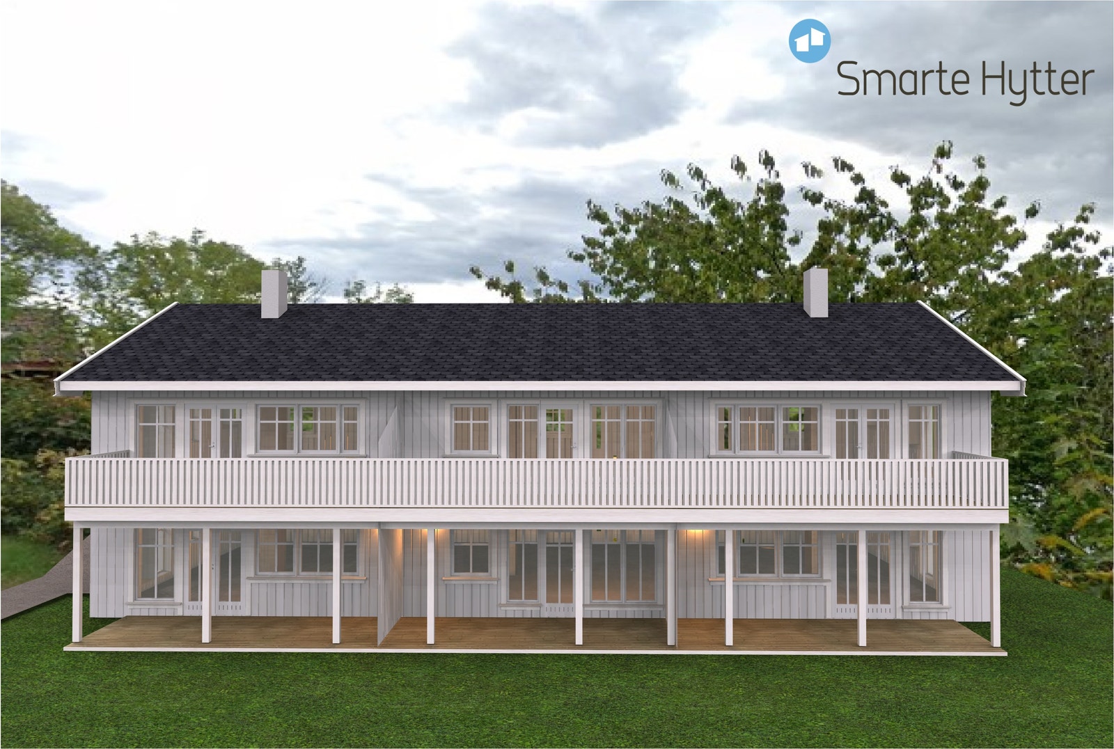 Fasade mot utsikt Galleribilde