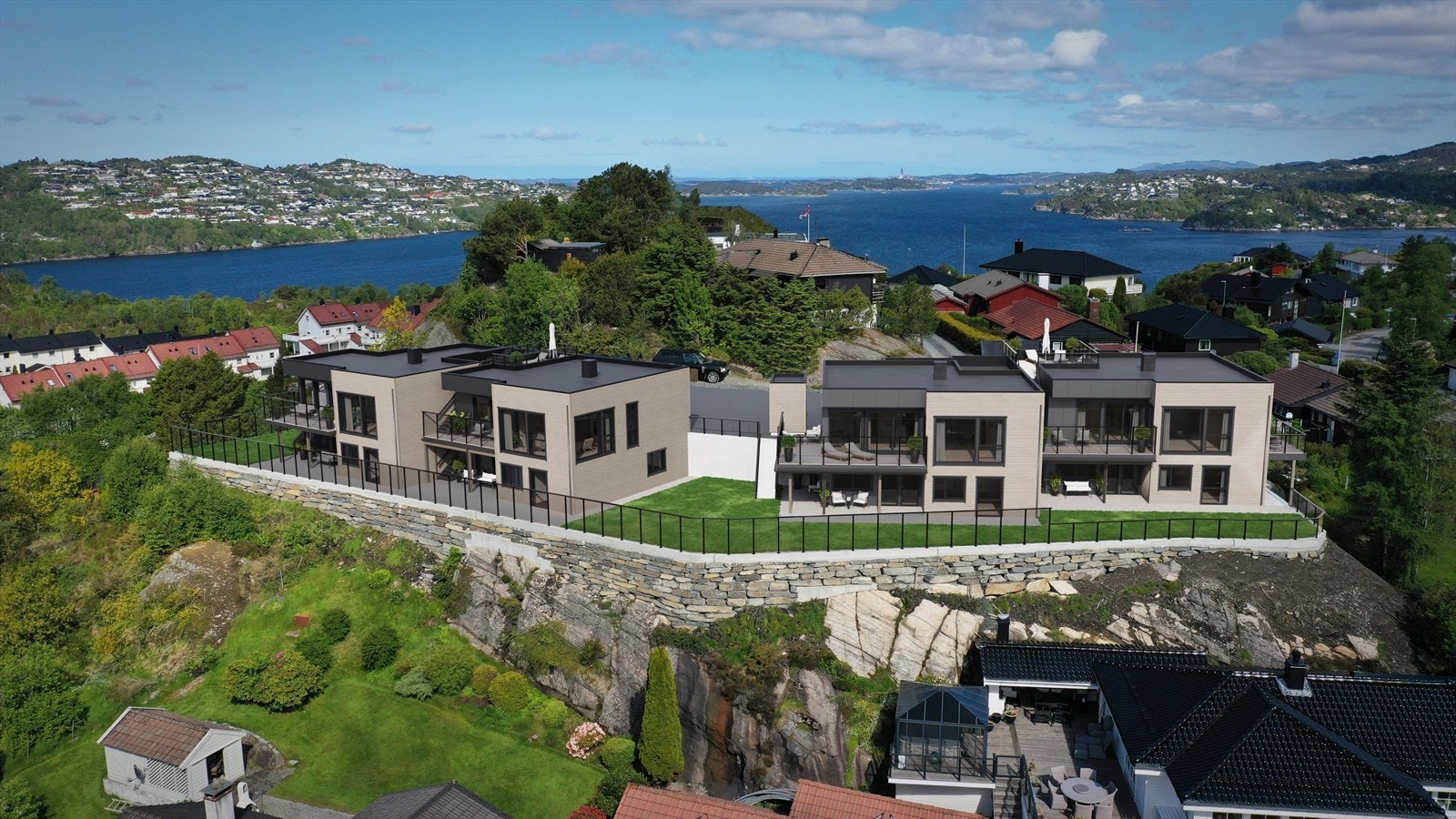 Tor Arne Tolo Fostervold, Eiendomsmegler Vest Nybygg og Berland Bygg presenterer Stiaberget 181/183! - Nye eneboliger i etablert, populært villastrøk. Galleribilde