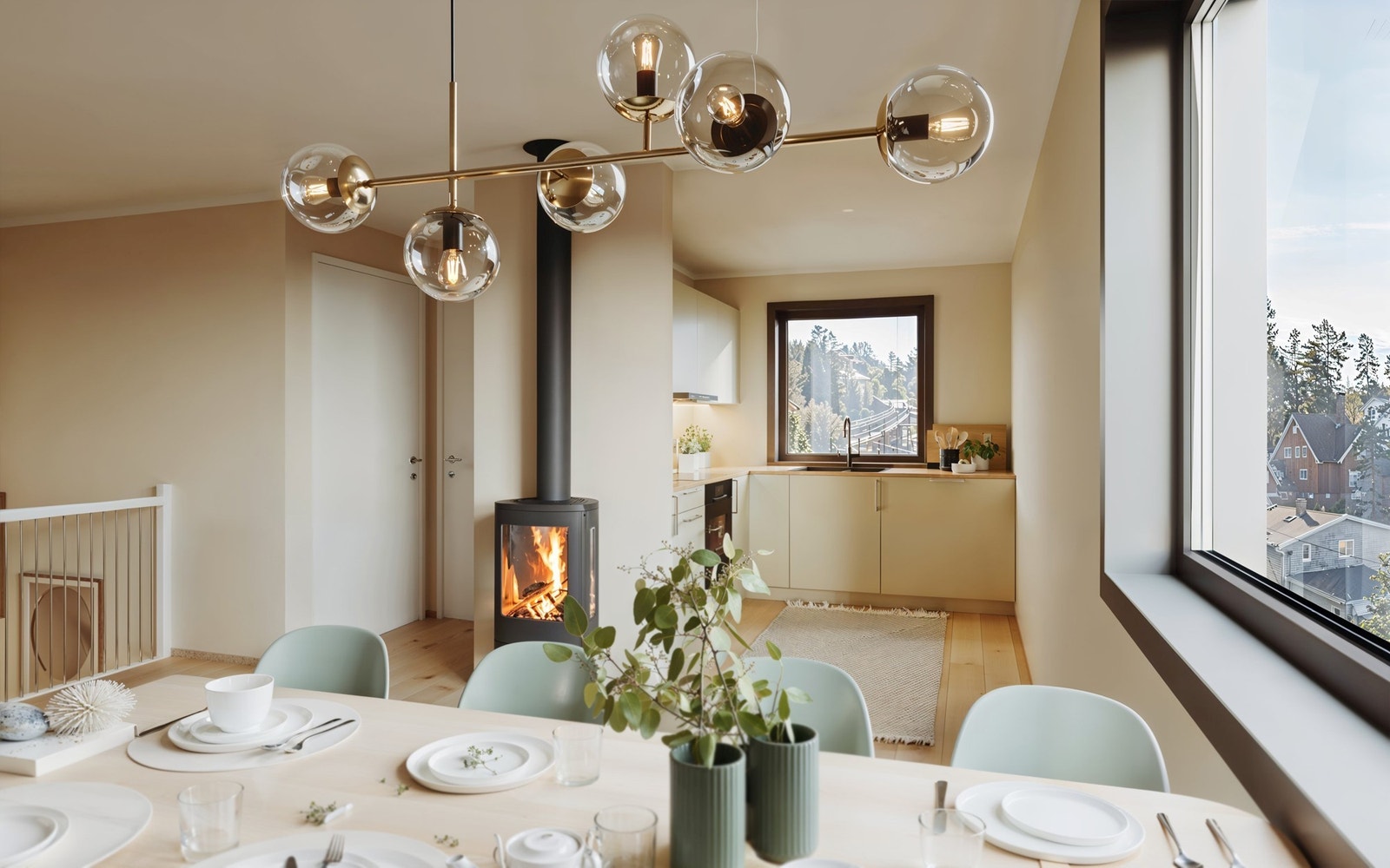 Illustrasjon kjøkken Galleribilde