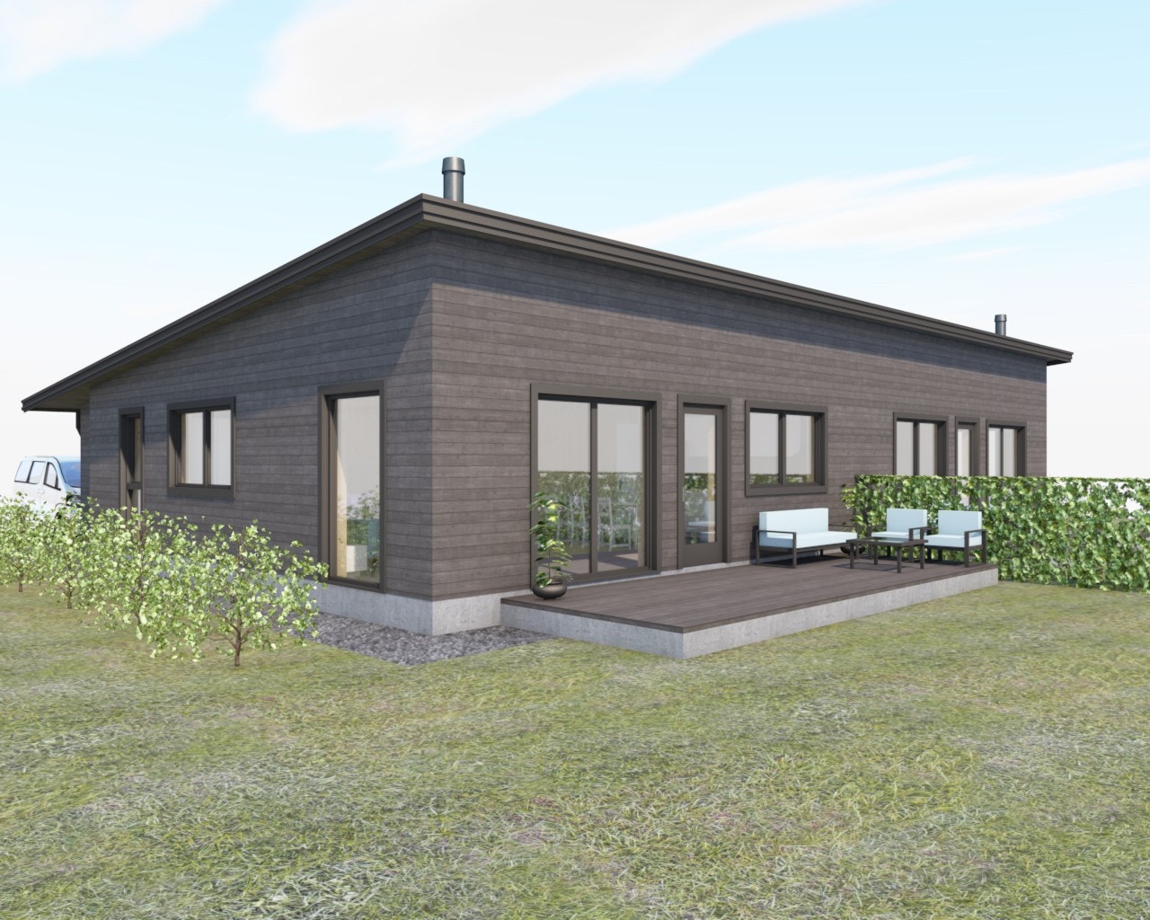 Sjøside, mot sørøst. Galleribilde