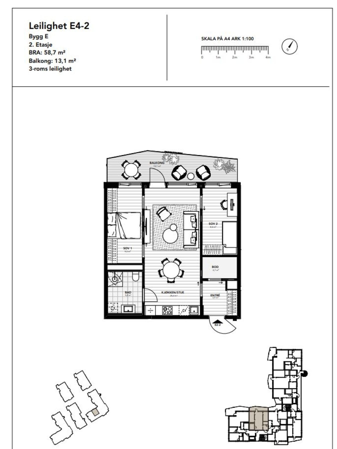 Plantegning Galleribilde