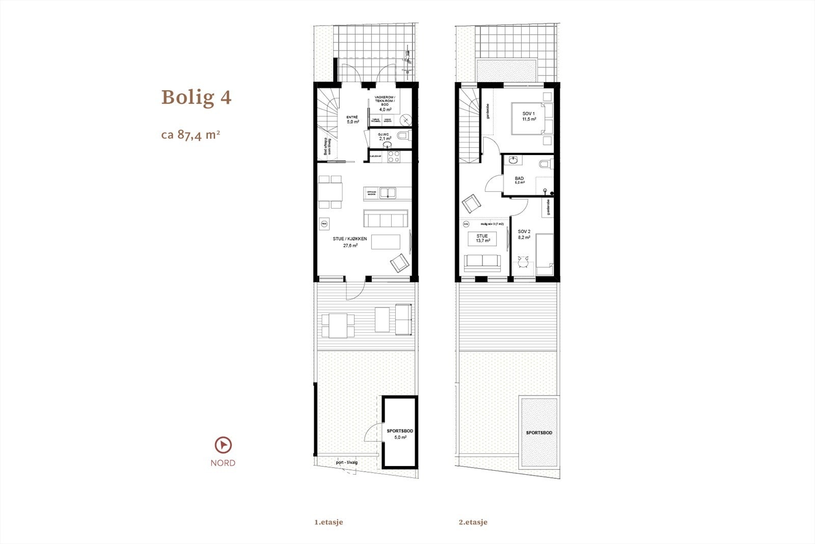 Plantegning bolig - 4 Galleribilde