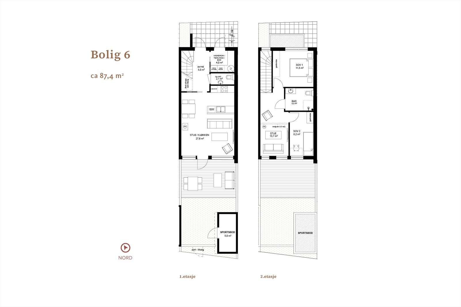 Plantegning bolig - 6 Galleribilde