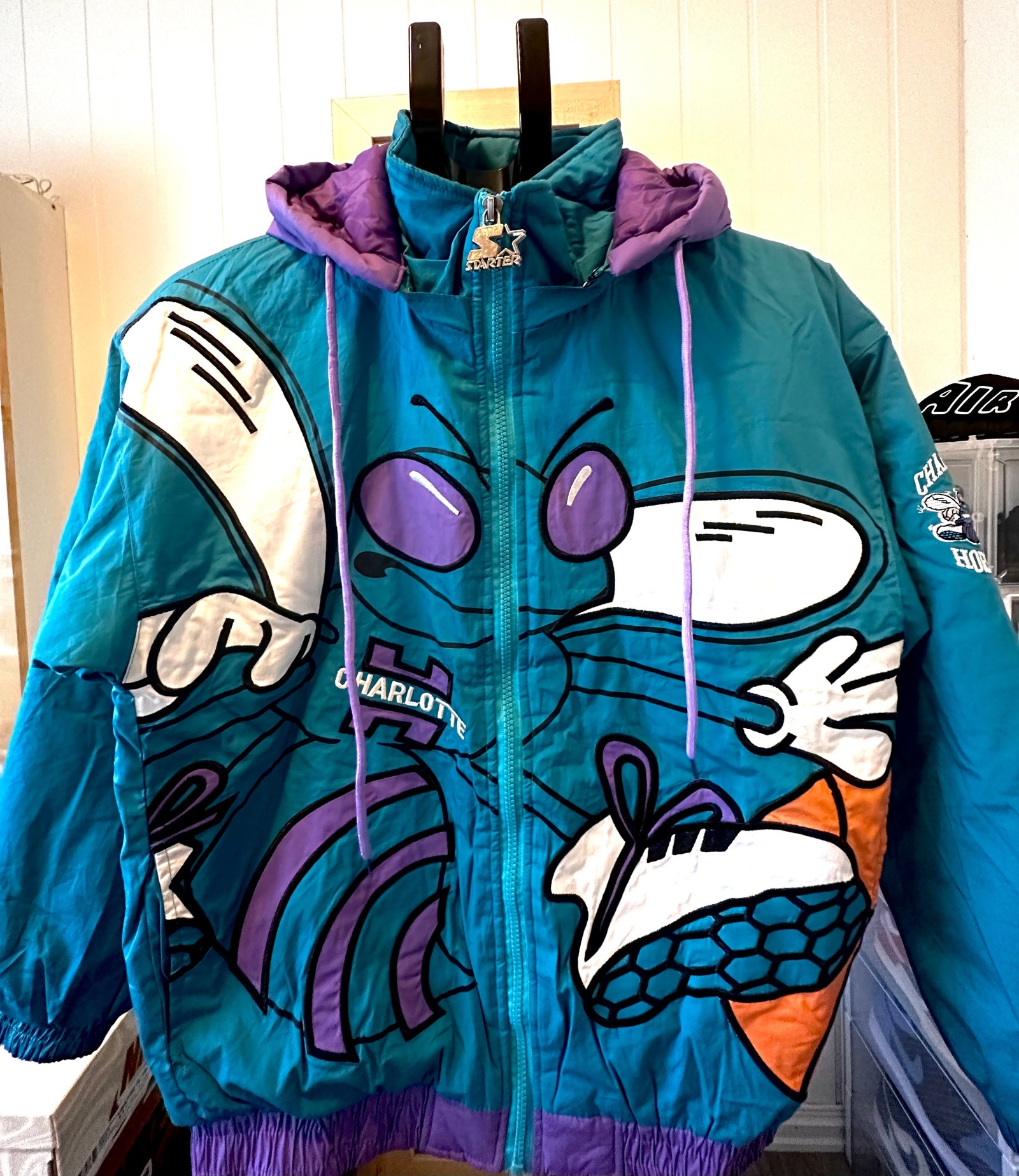 Charlotte Hornets Vintage/Starter Jacket | FINN-torget