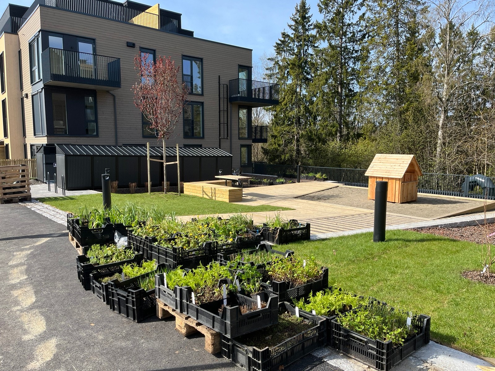 Fine uteområder Galleribilde