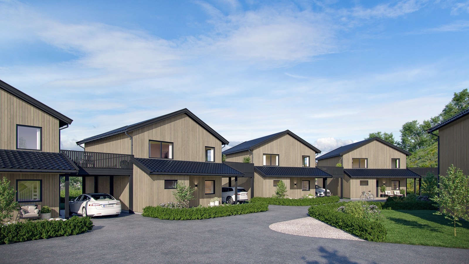 Stillig arkitektur og moderne planløsninger Galleribilde