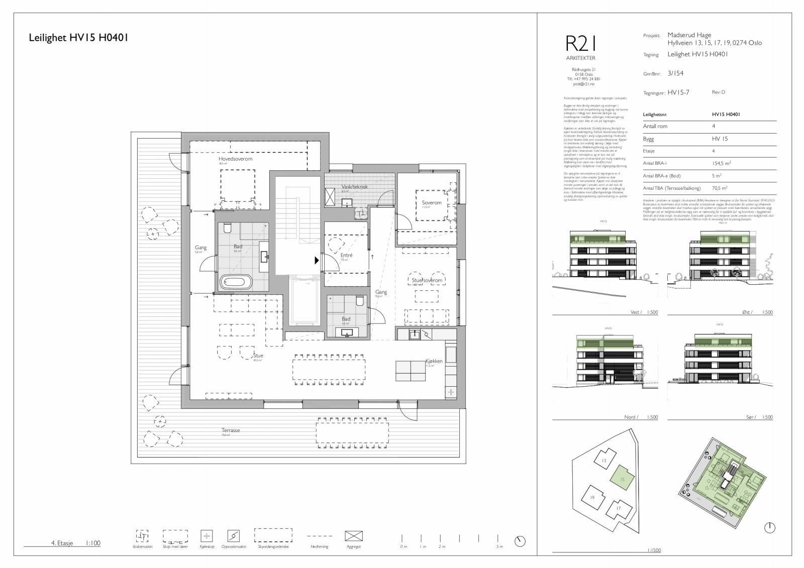 Plantegning leil. B7 Galleribilde
