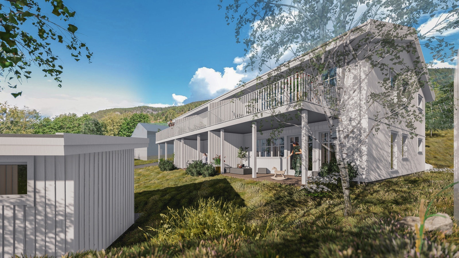 Trivelige uteområder Galleribilde