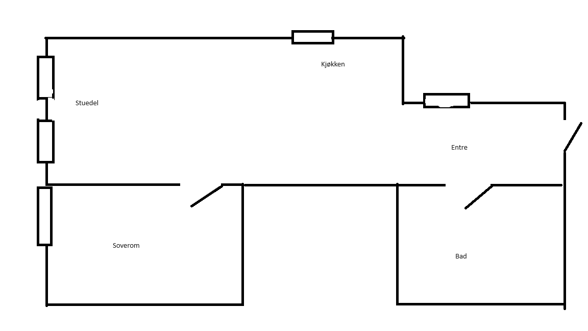 Oversiktstegning Galleribilde