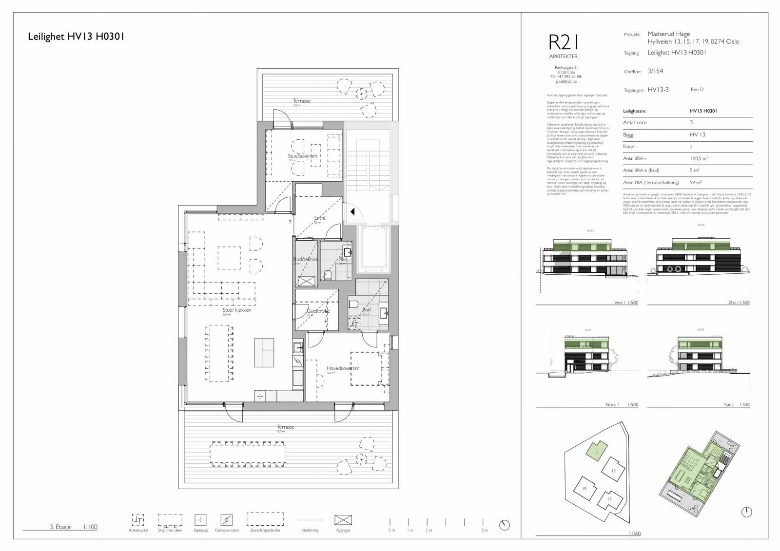 Plantegning leil. A3 Galleribilde