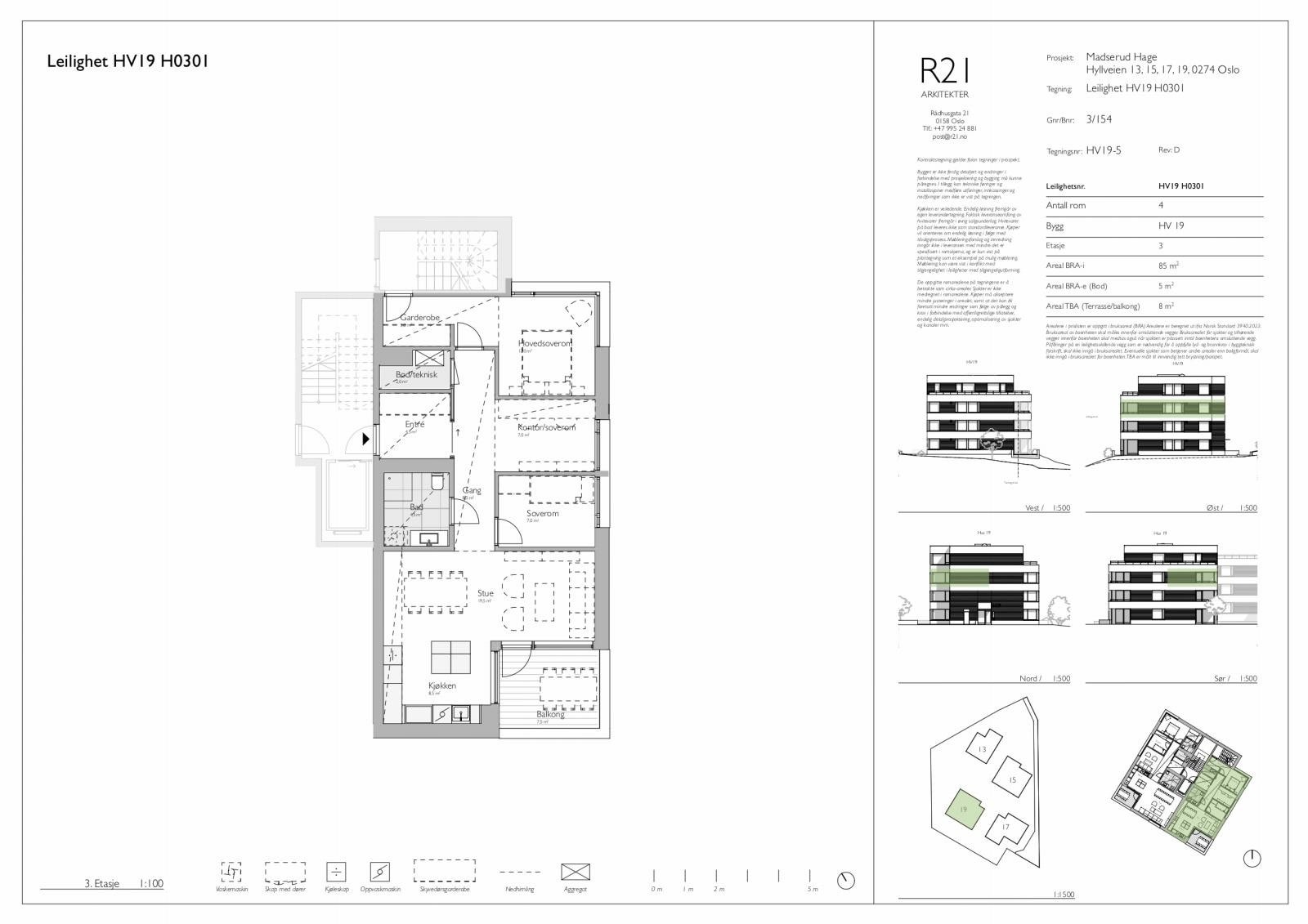 Plantegning leil. C6 Galleribilde