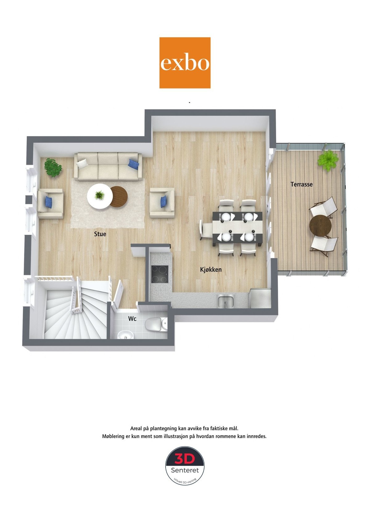 Plantegning C, 2. etg. Galleribilde