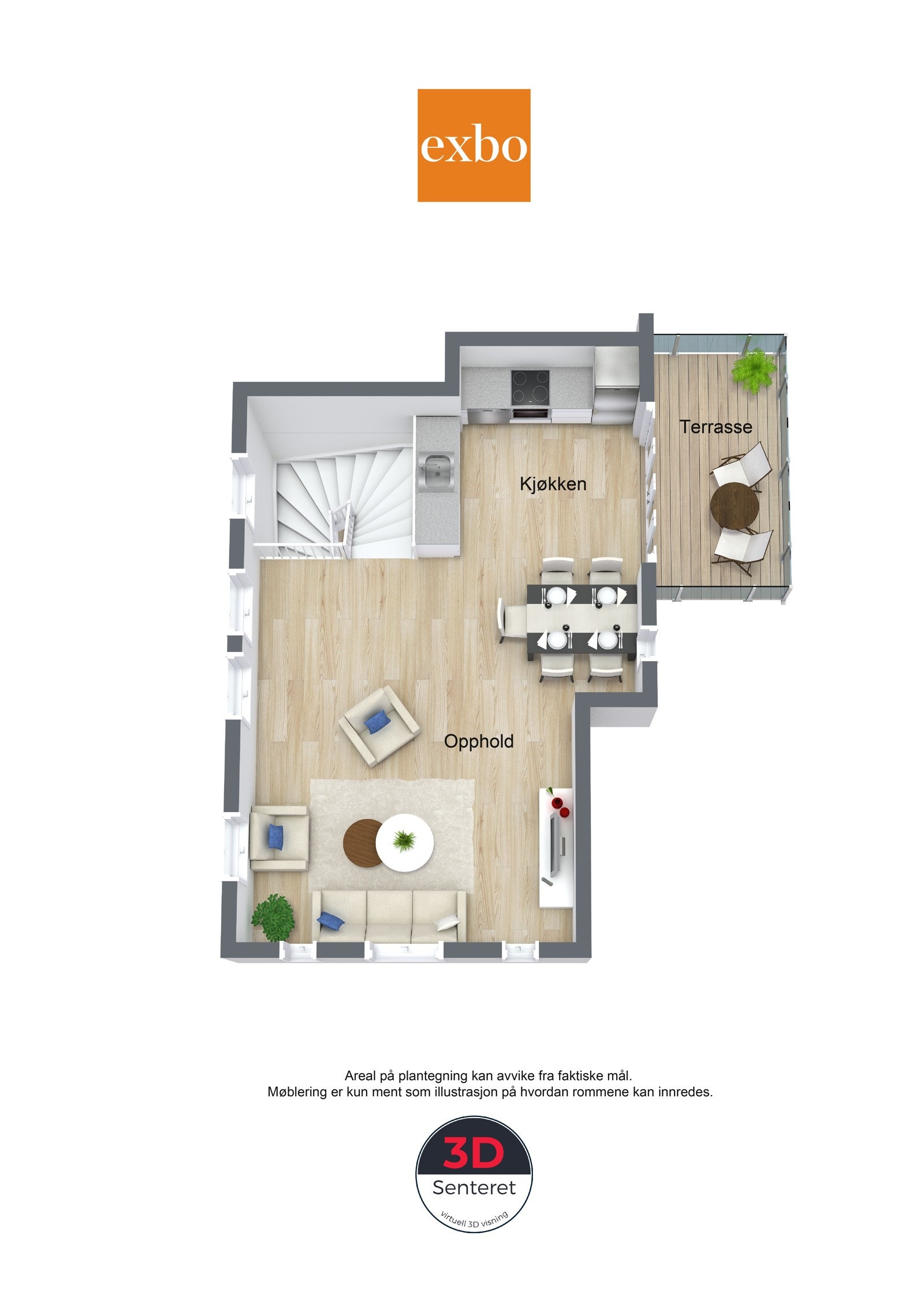 Plantegning B, 2. etg. Galleribilde
