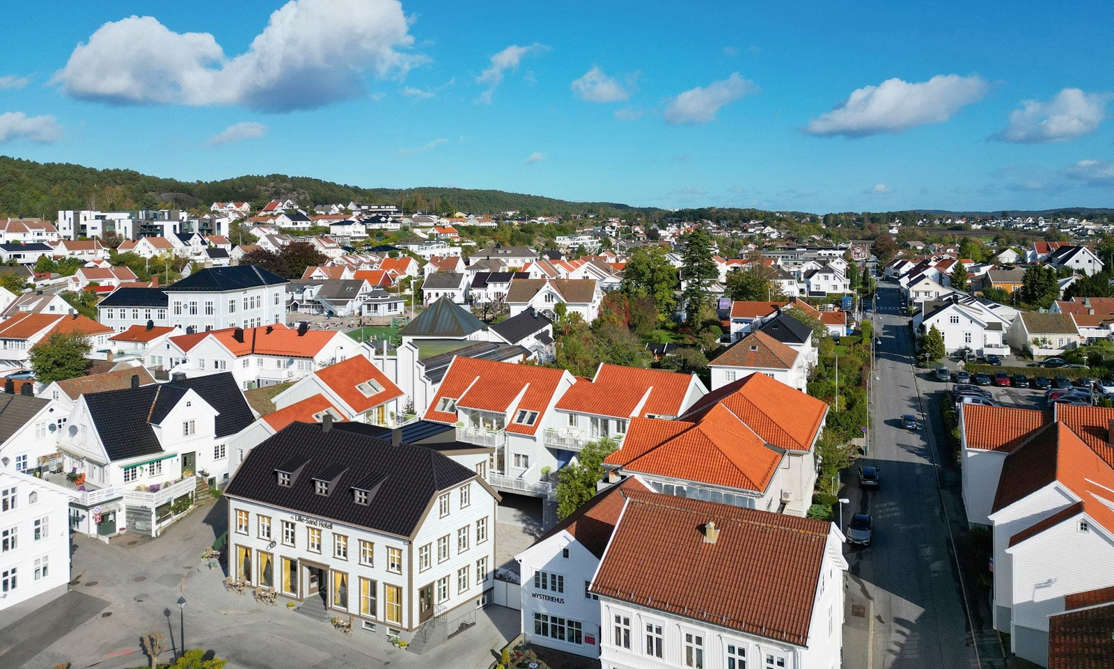 Illustrasjon på hvordan området vil bli etter utbygging. Galleribilde