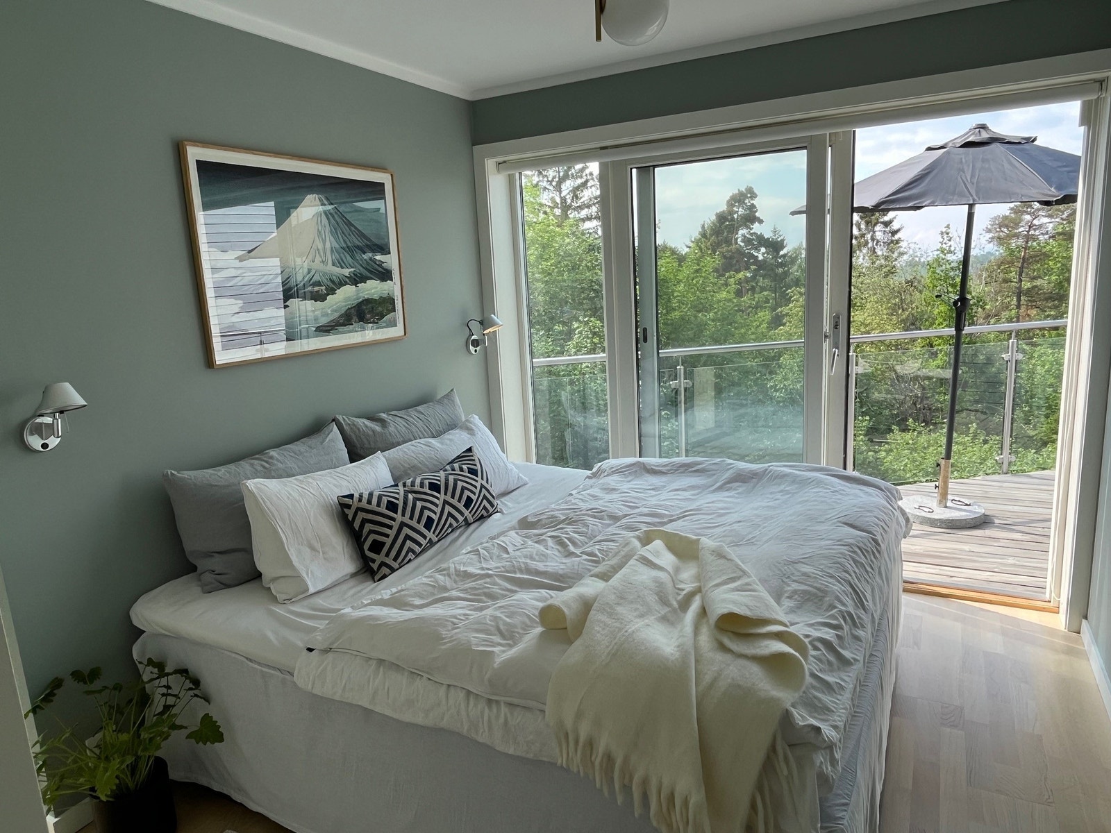 Hovedsoverom med direkte adkomst til egen veranda Galleribilde