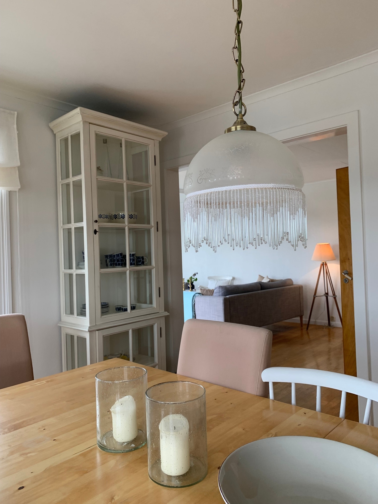 Spisestuen mot stuen Galleribilde
