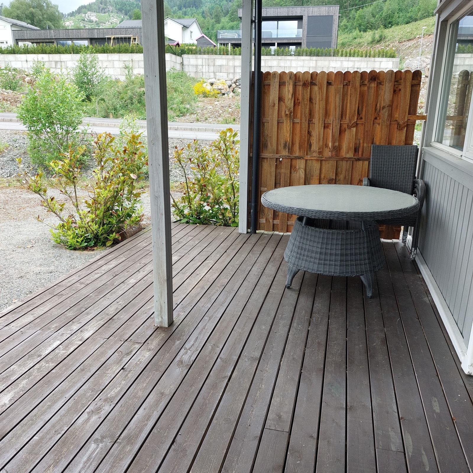 Uteområde mot vest Galleribilde