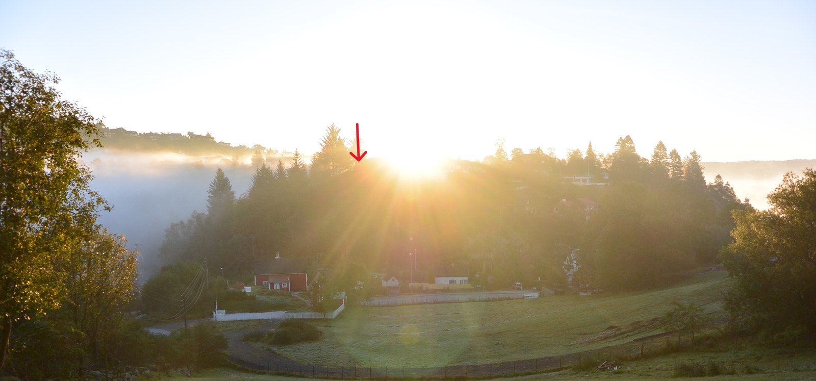 Soloppgang President Christies vei 26 Galleribilde