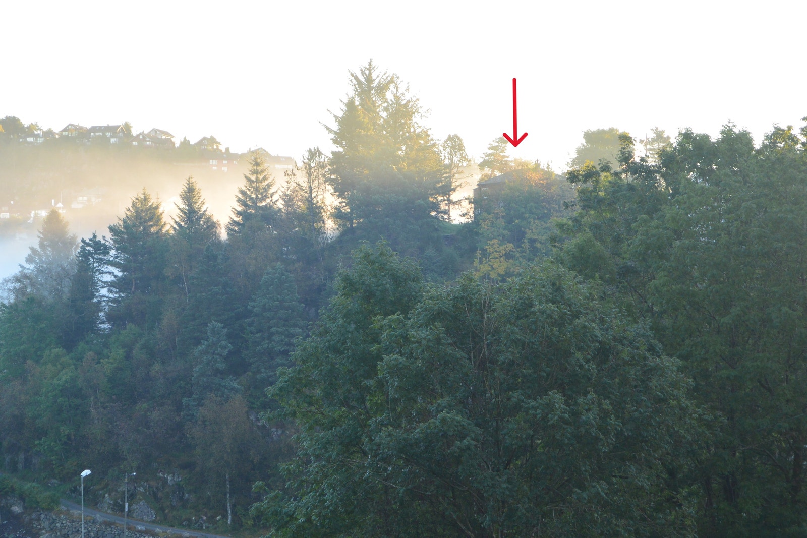 Høyt og fritt ligger President Christies vei 26 på toppen Galleribilde