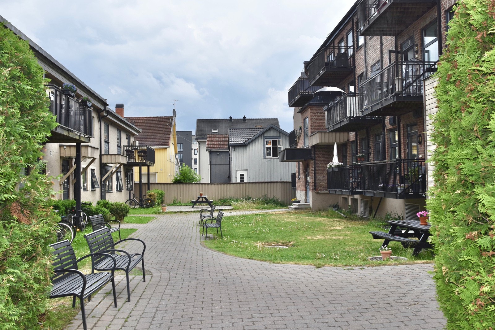 Uteareal Galleribilde