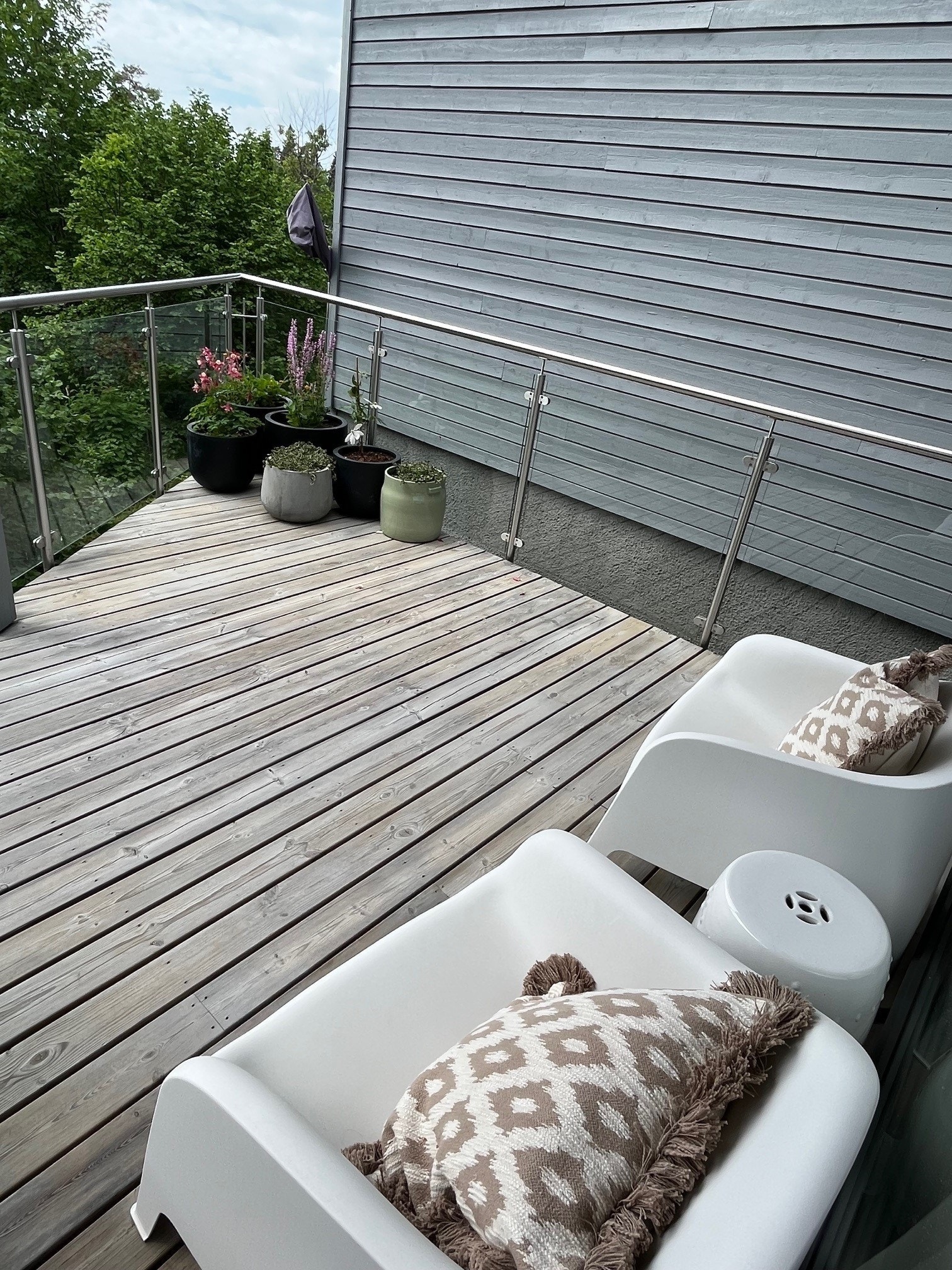 Veranda utenfor stue i 1. etg. Galleribilde