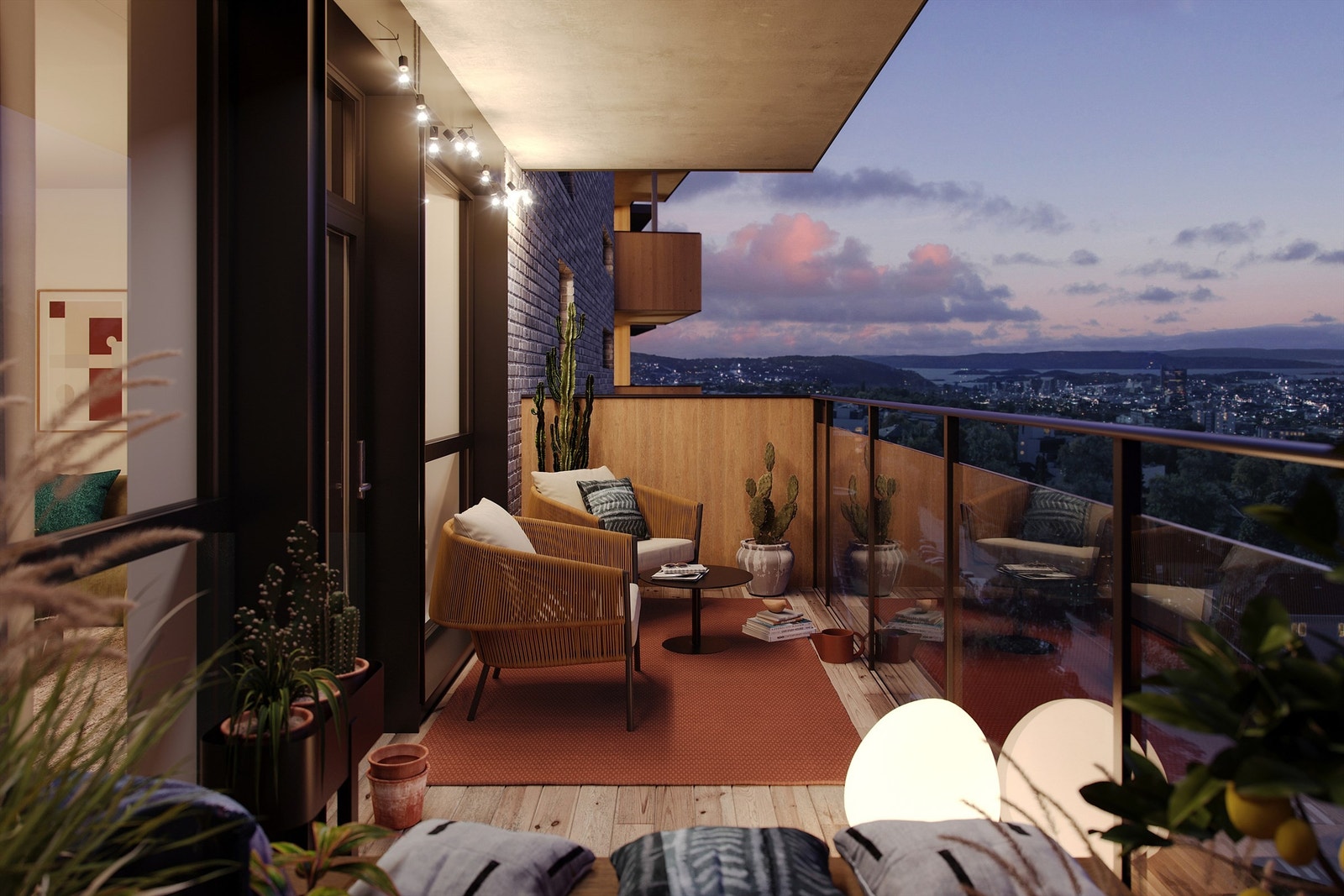 Bygg A kan friste med flere flotte 4-roms leiligheter med vestvendt orientering og flott utsikt. Illustrasjonsbilde, avvik kan forekomme. Galleribilde