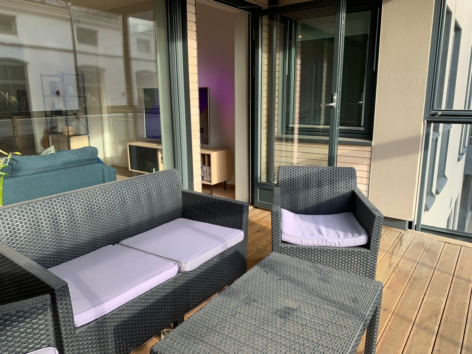 Varm og god terrasse Galleribilde
