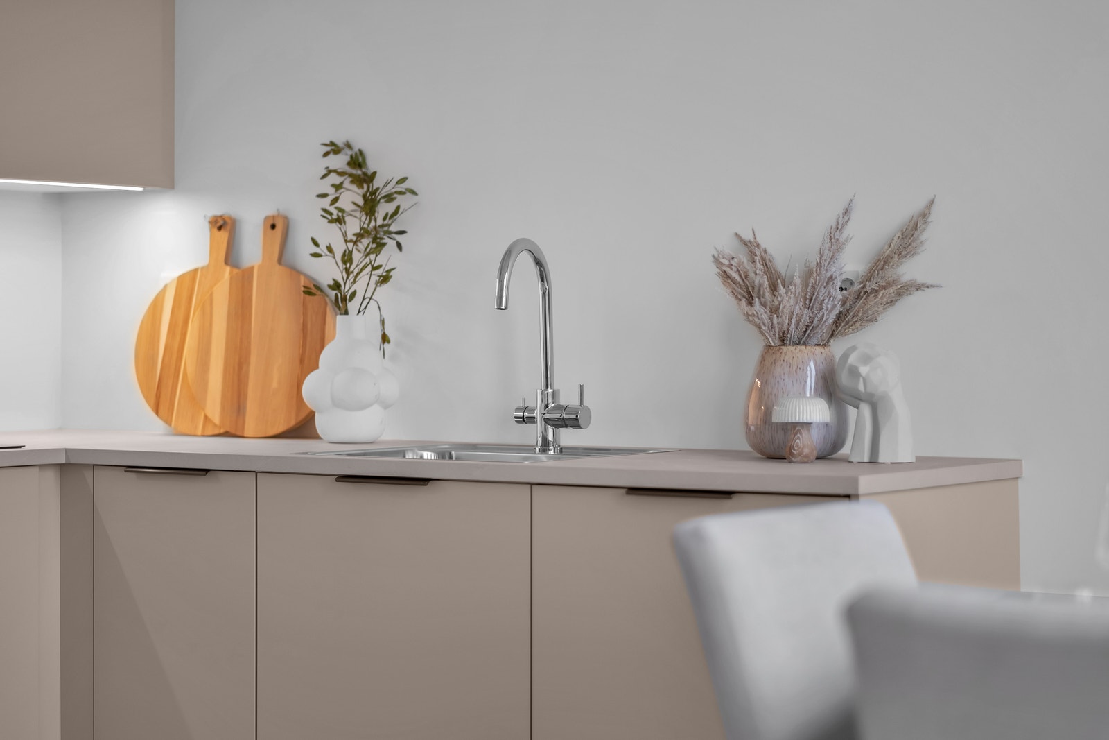 Detalj kjøkken HTH Reflection Galleribilde