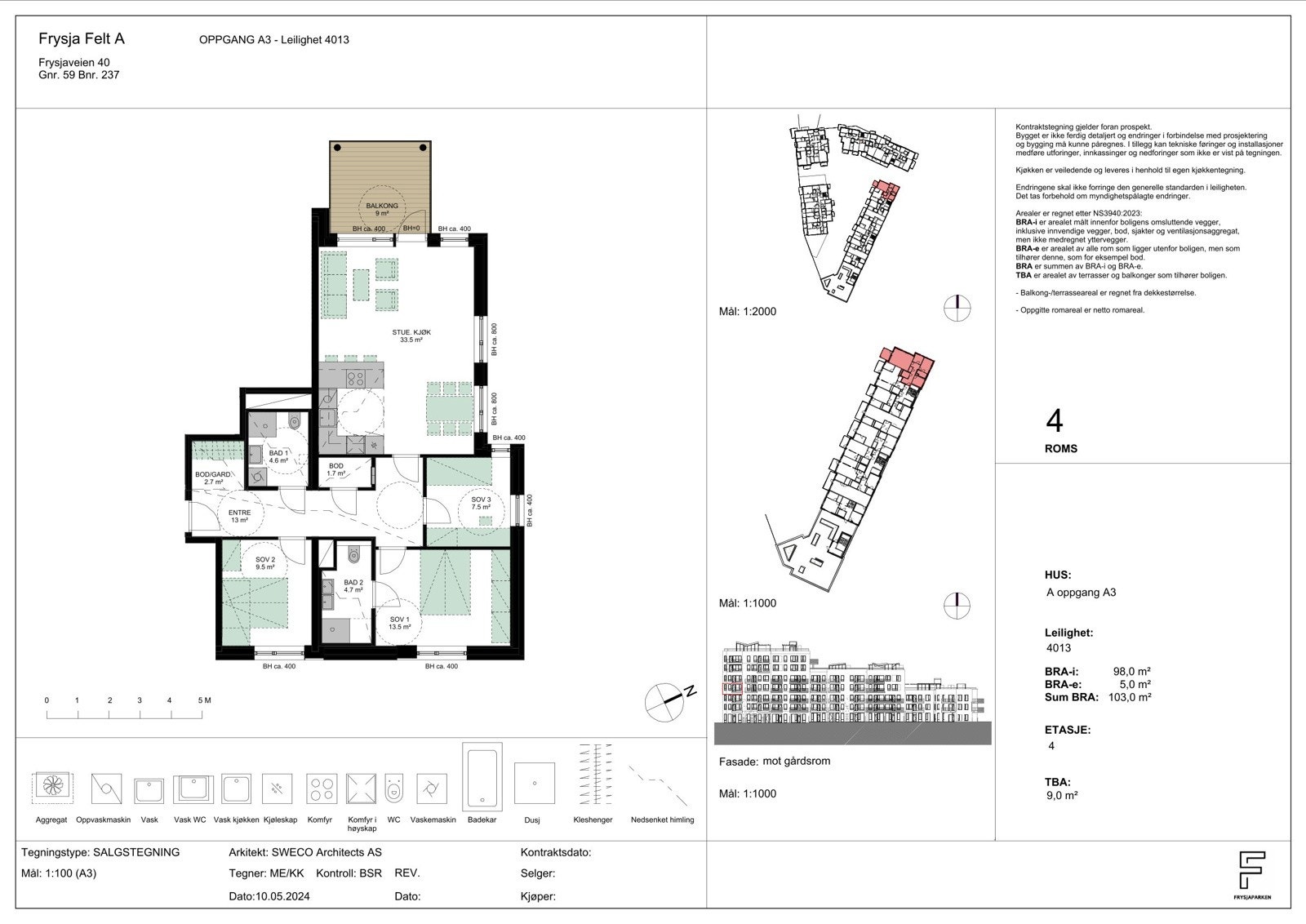 OPPGANG A3 - Leilighet 4013 Galleribilde