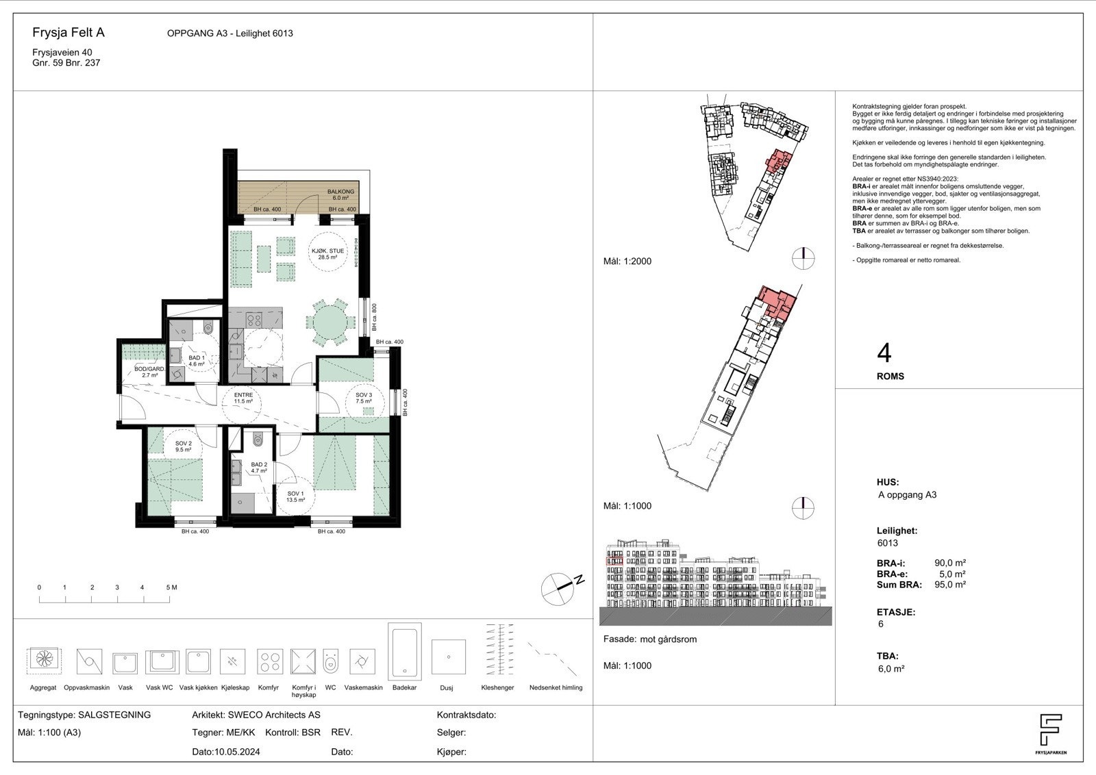 OPPGANG A3 - Leilighet 6013 Galleribilde