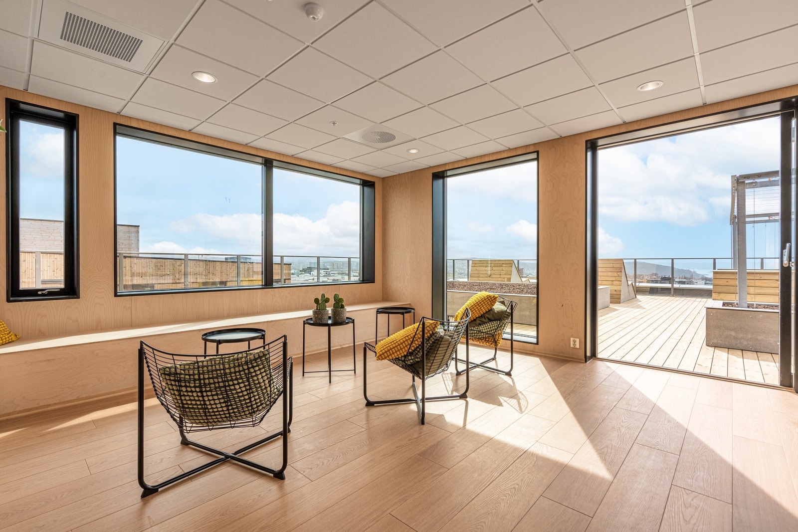 Her finner man også en hyggelig, felles takstue Galleribilde