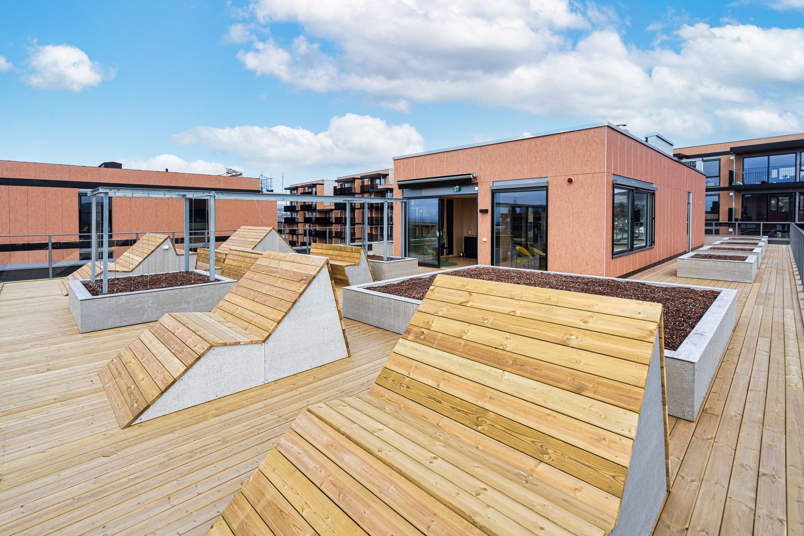 Felles takterrasse er bare en heistur unna Galleribilde