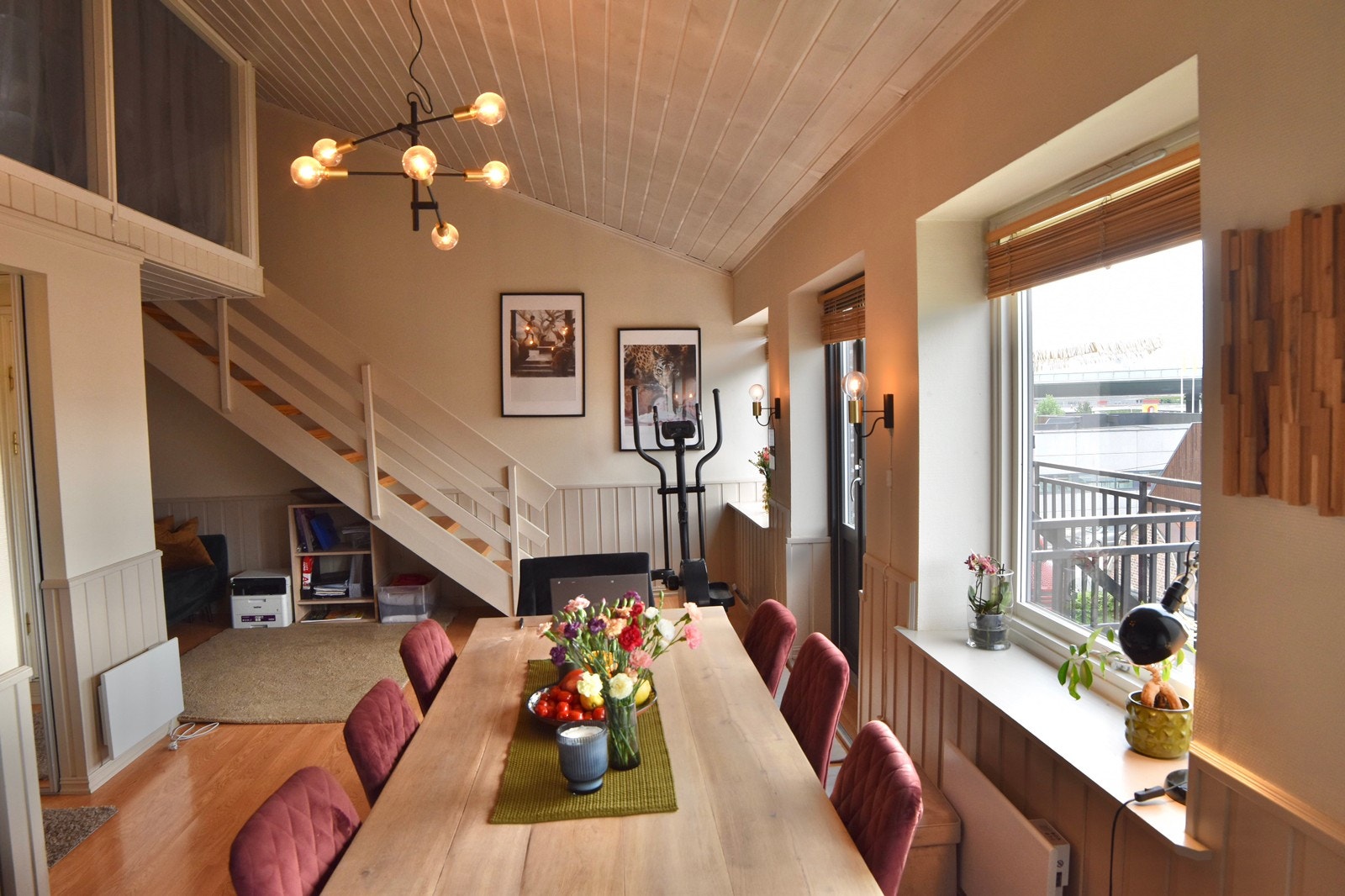 Leiligheten sett fra kjøkkenet Galleribilde