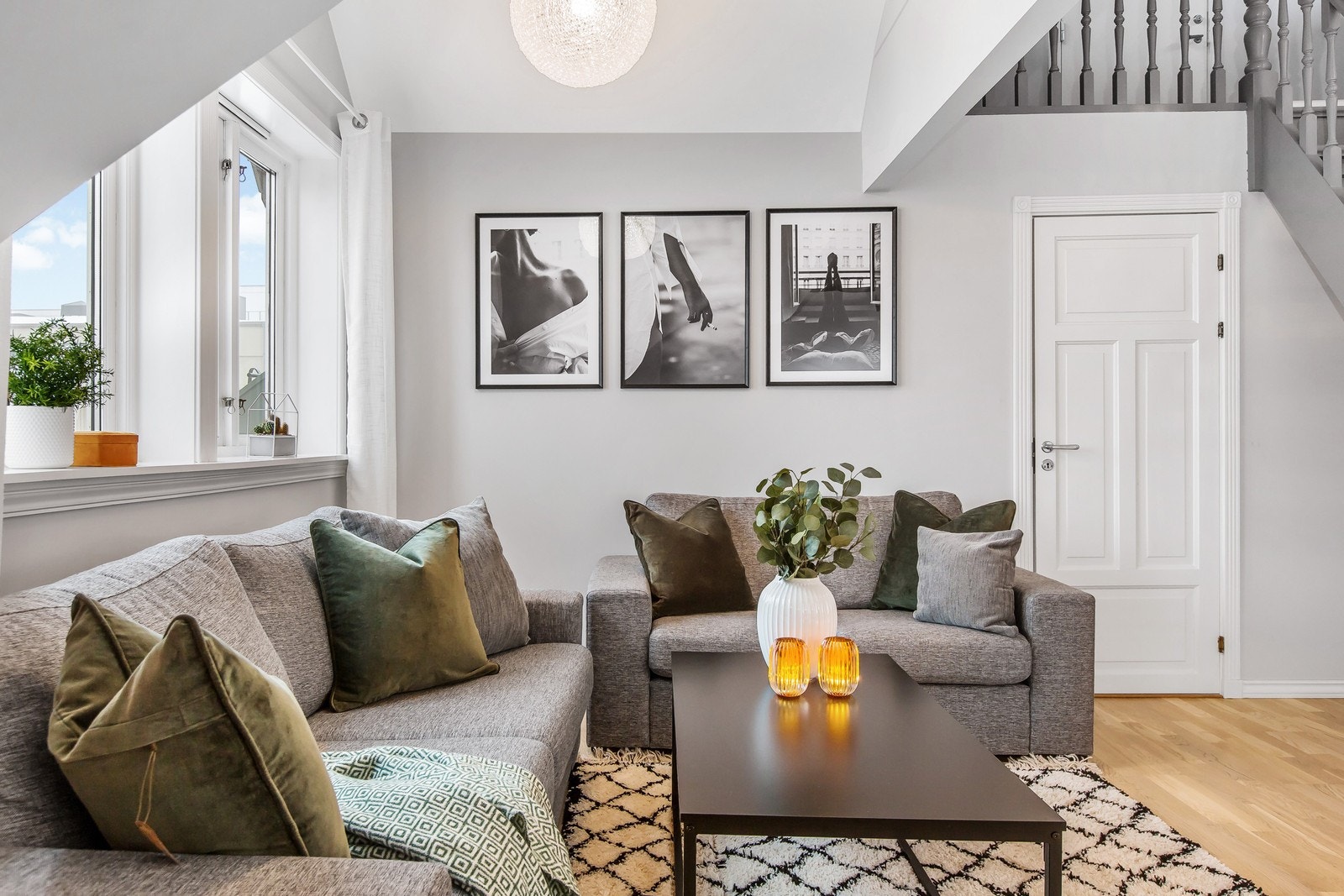 Fellesarealer er moderne innredet Galleribilde