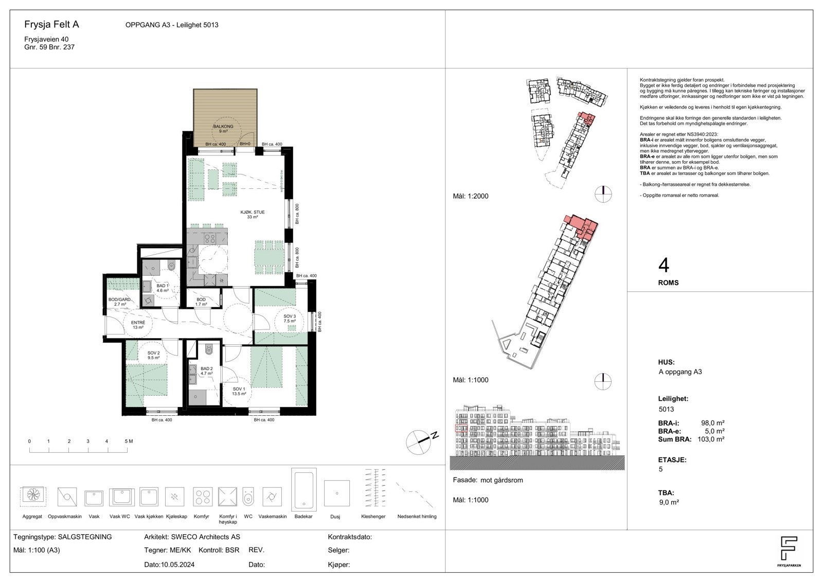 OPPGANG A3 - Leilighet 5013 Galleribilde
