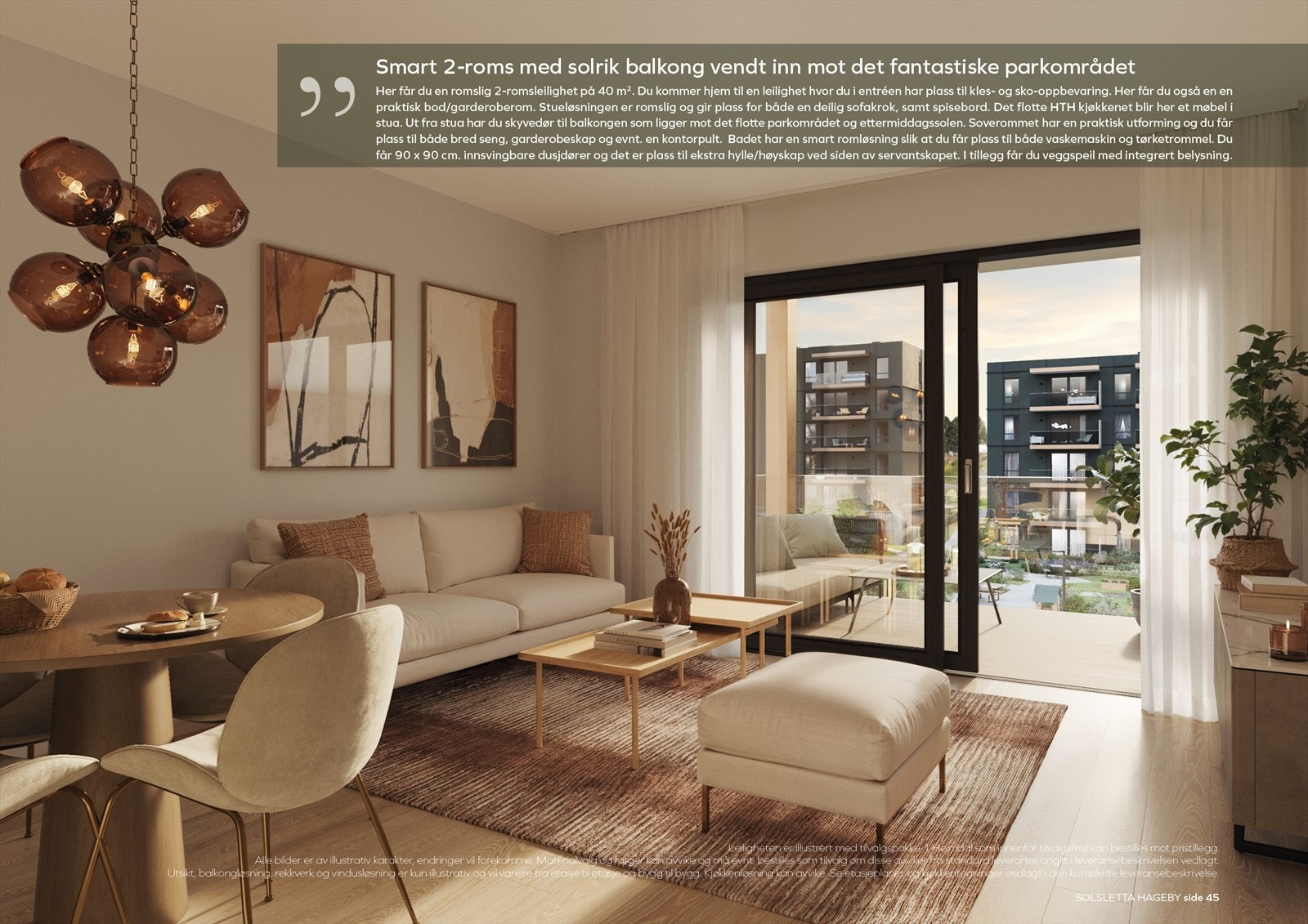 Solsletta Hageby Bygg A A-108 A-207 A-208 A-307 A-308 A-407 A-408 interiør Galleribilde