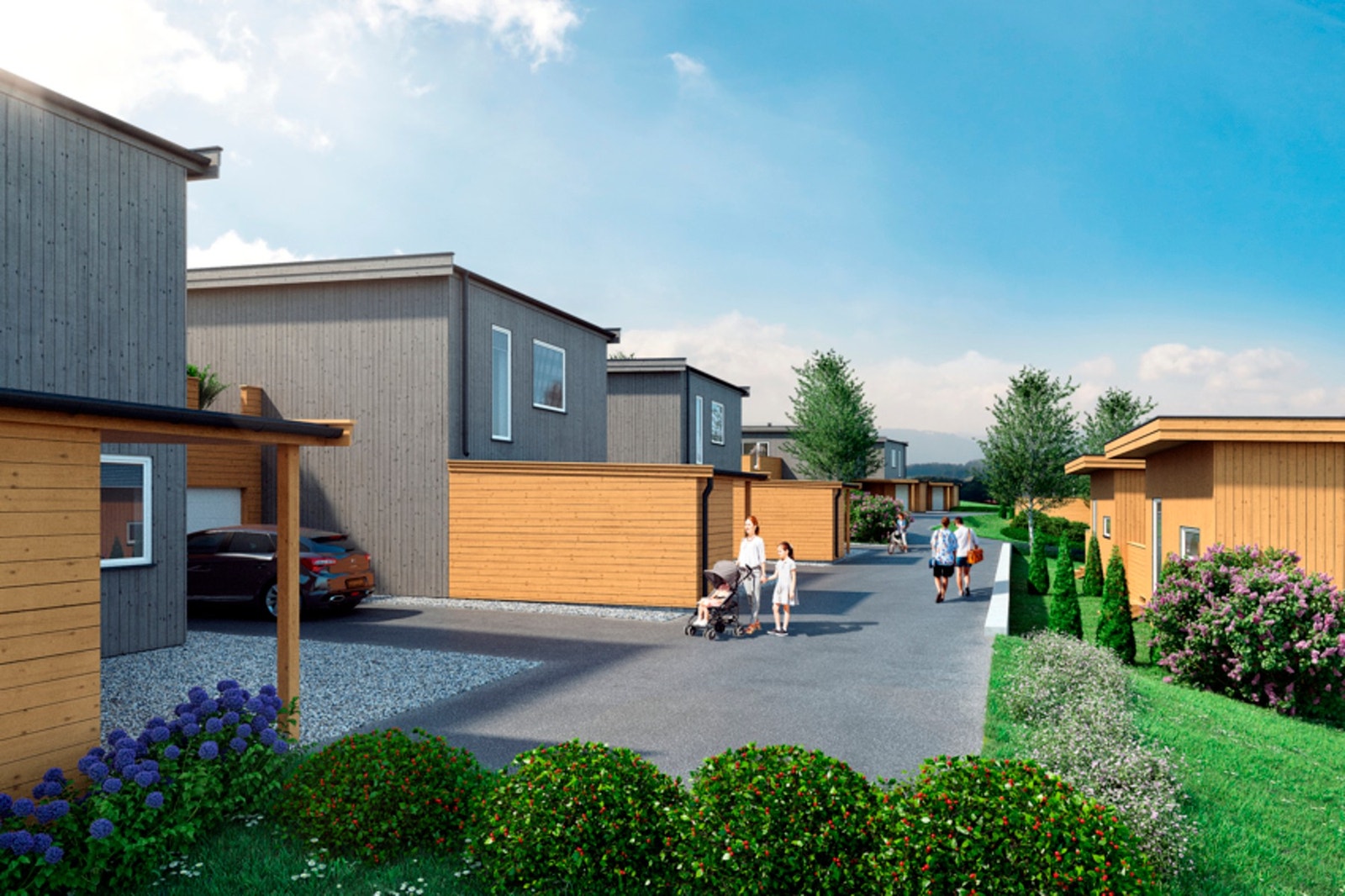 Bli en del av et intimt, hyggelig og nytt nabolag! Galleribilde