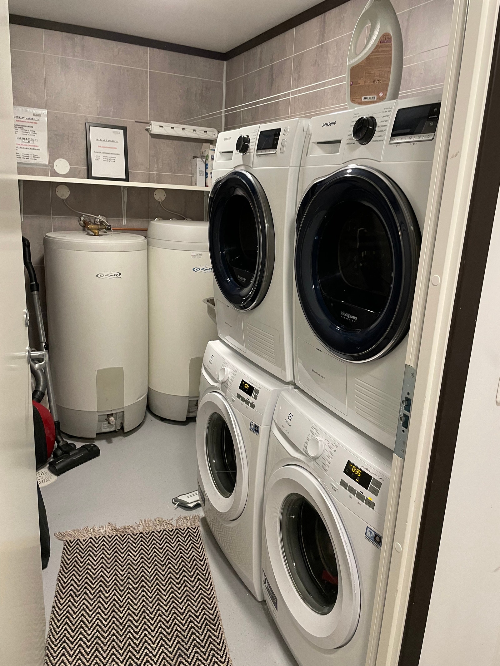 Felles vaskerom Galleribilde