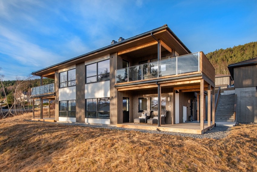 Bilde av tilsvarande bustad sett frå søraust Galleribilde