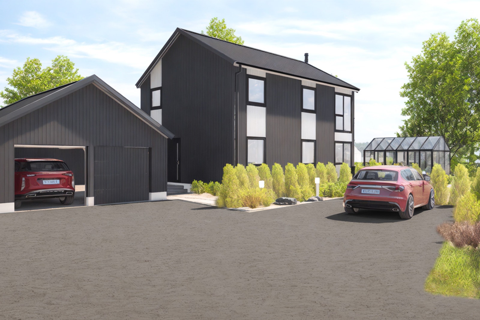 Illustrasjon - forslag til opparbeidelse, fravik vil forekomme Galleribilde